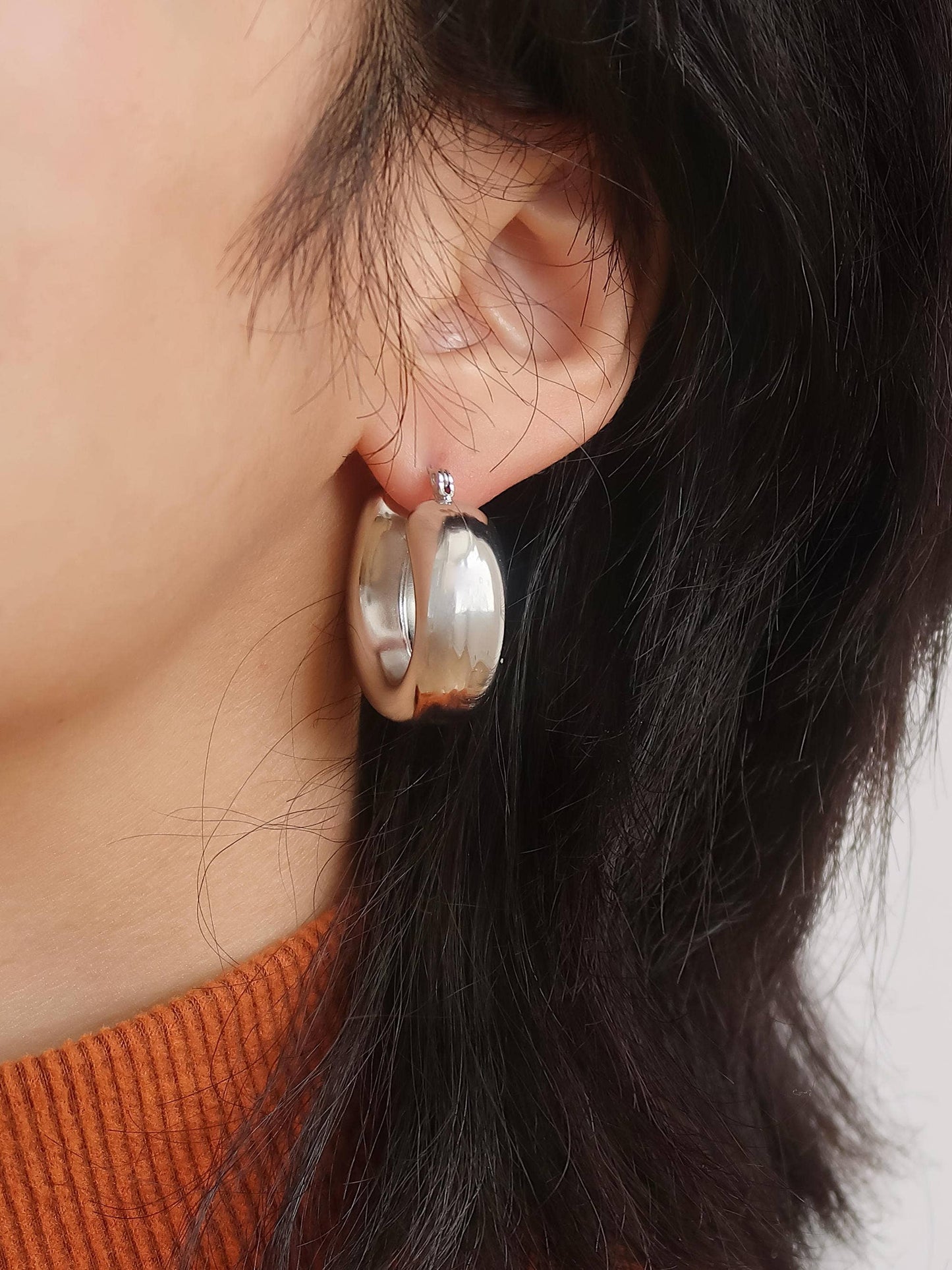 Classic U Hoop Earring