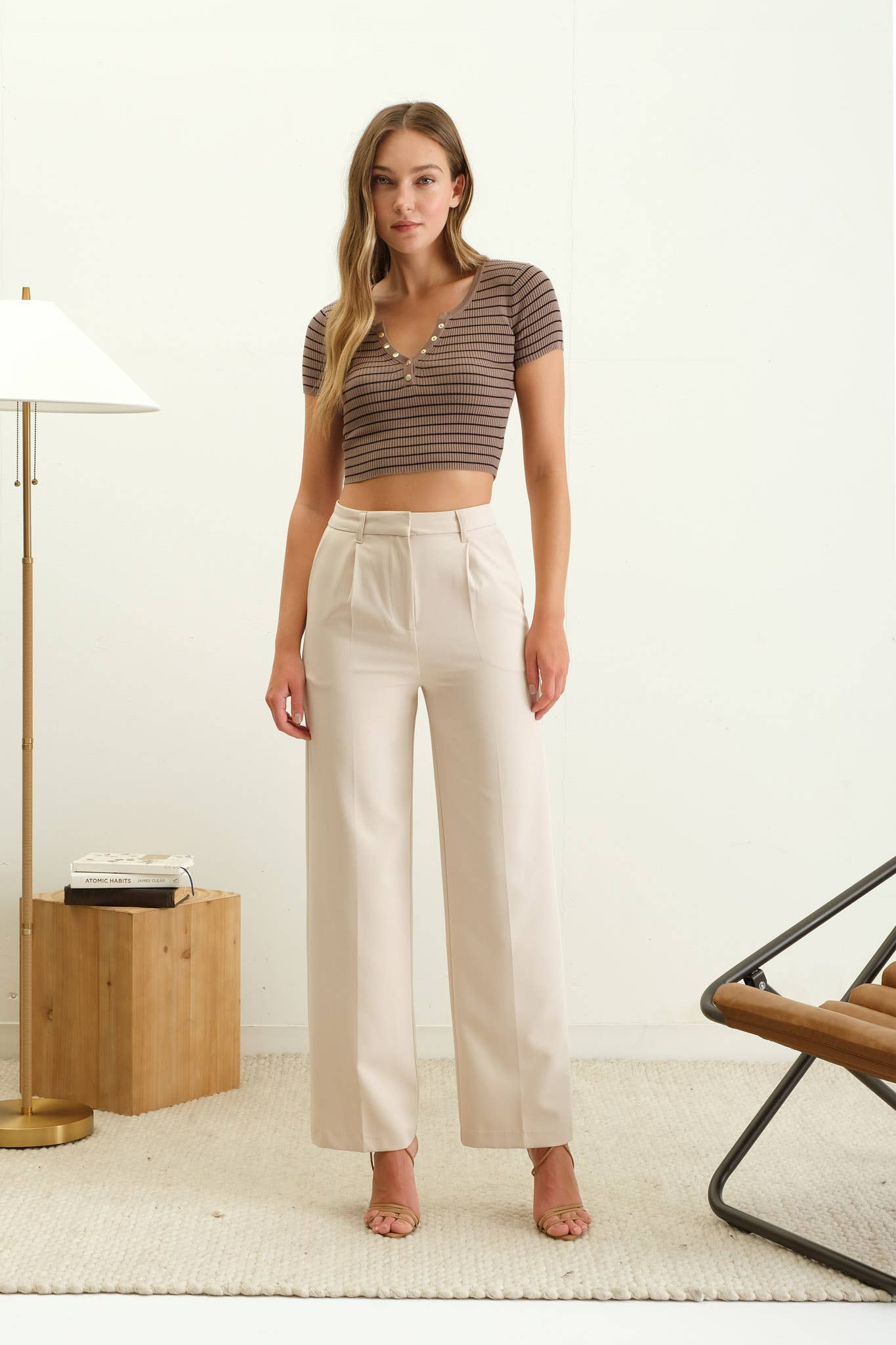 STRIPE KNIT TOP