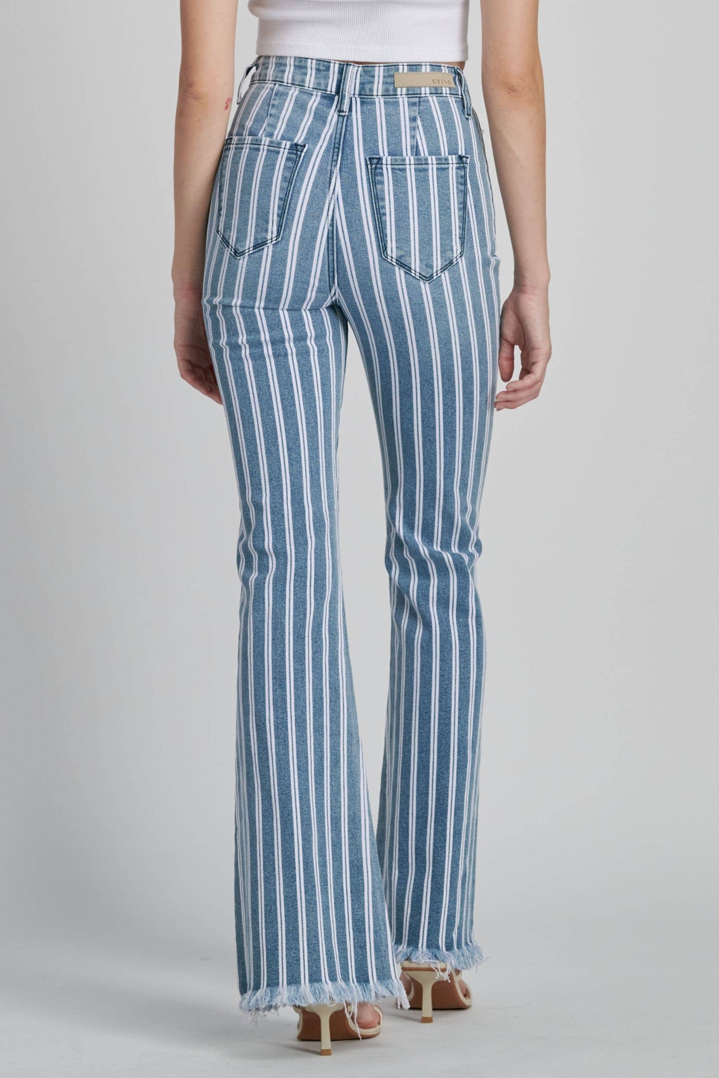 High Rise Frayed Hem
