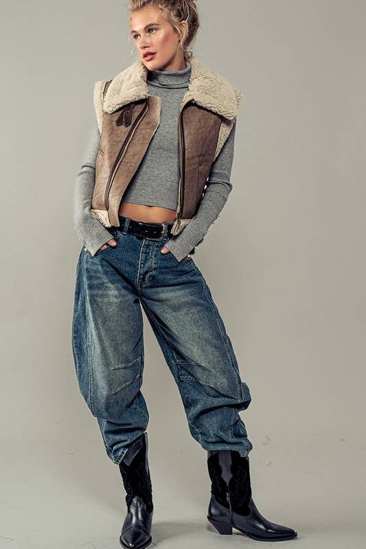 Sherpa Lined Vest