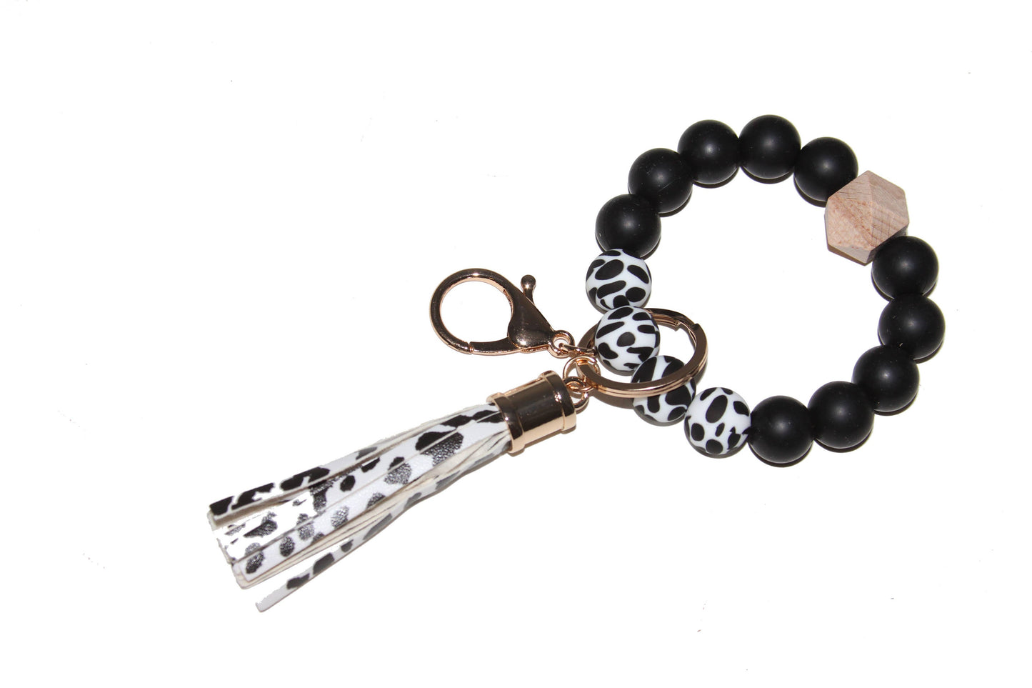 Animal Print Keychain Bracelet