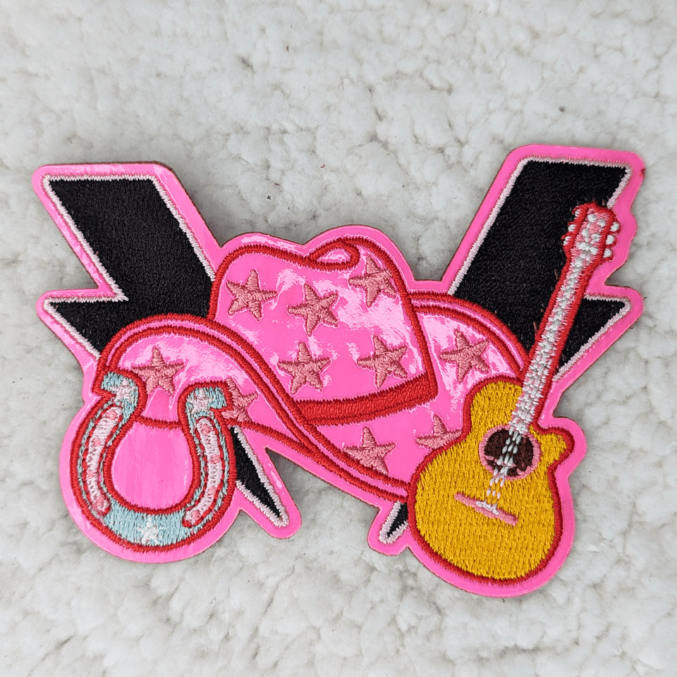Country Western Embroidered Patch