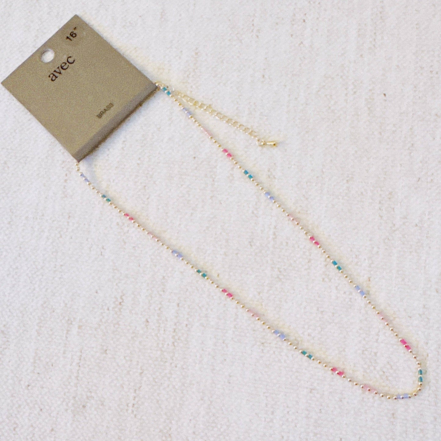 Color Pop Ball Chain Necklace