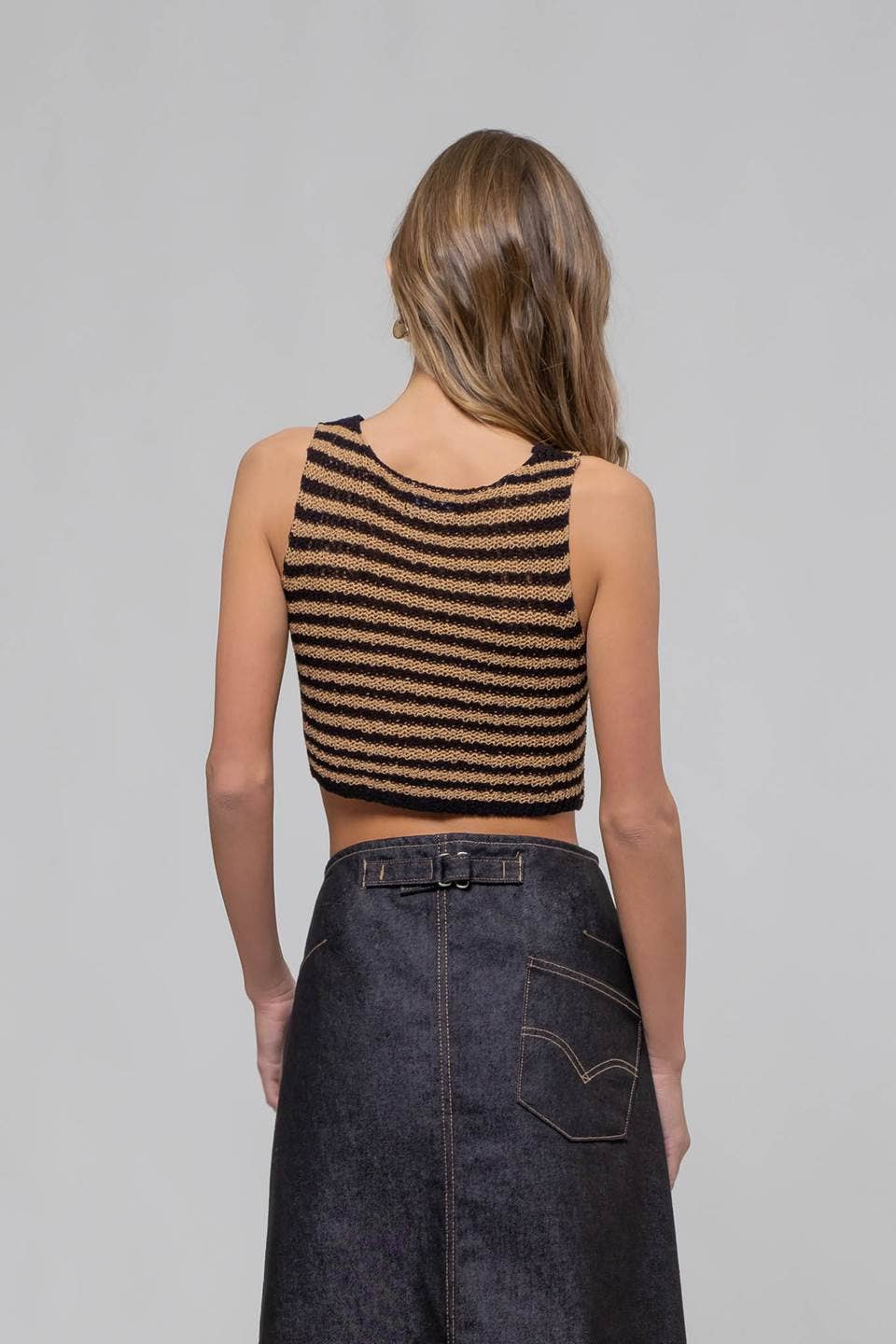 STRIPE SWEATER VEST