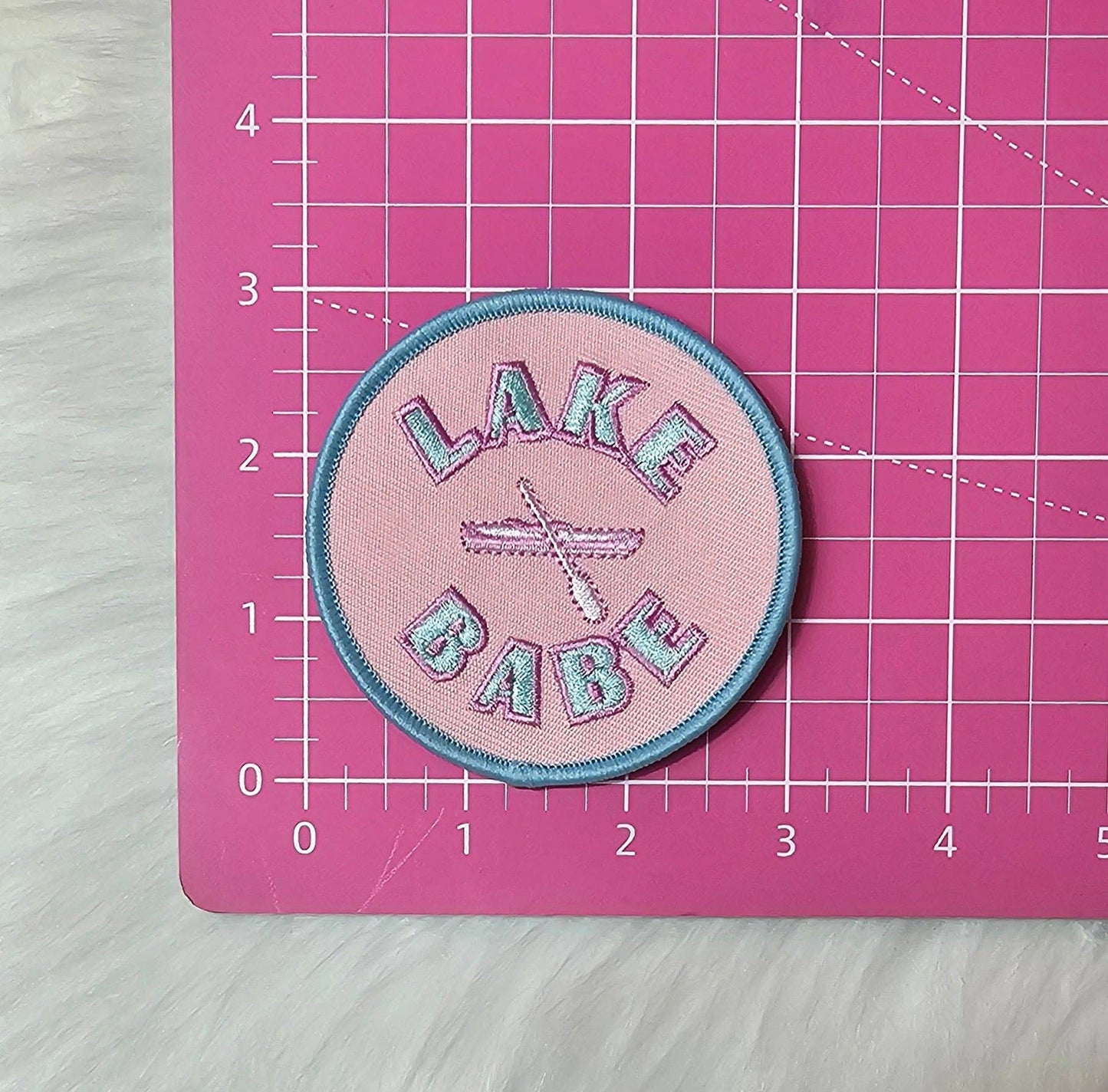 'Lake Babe' Boat Embroidery Patch