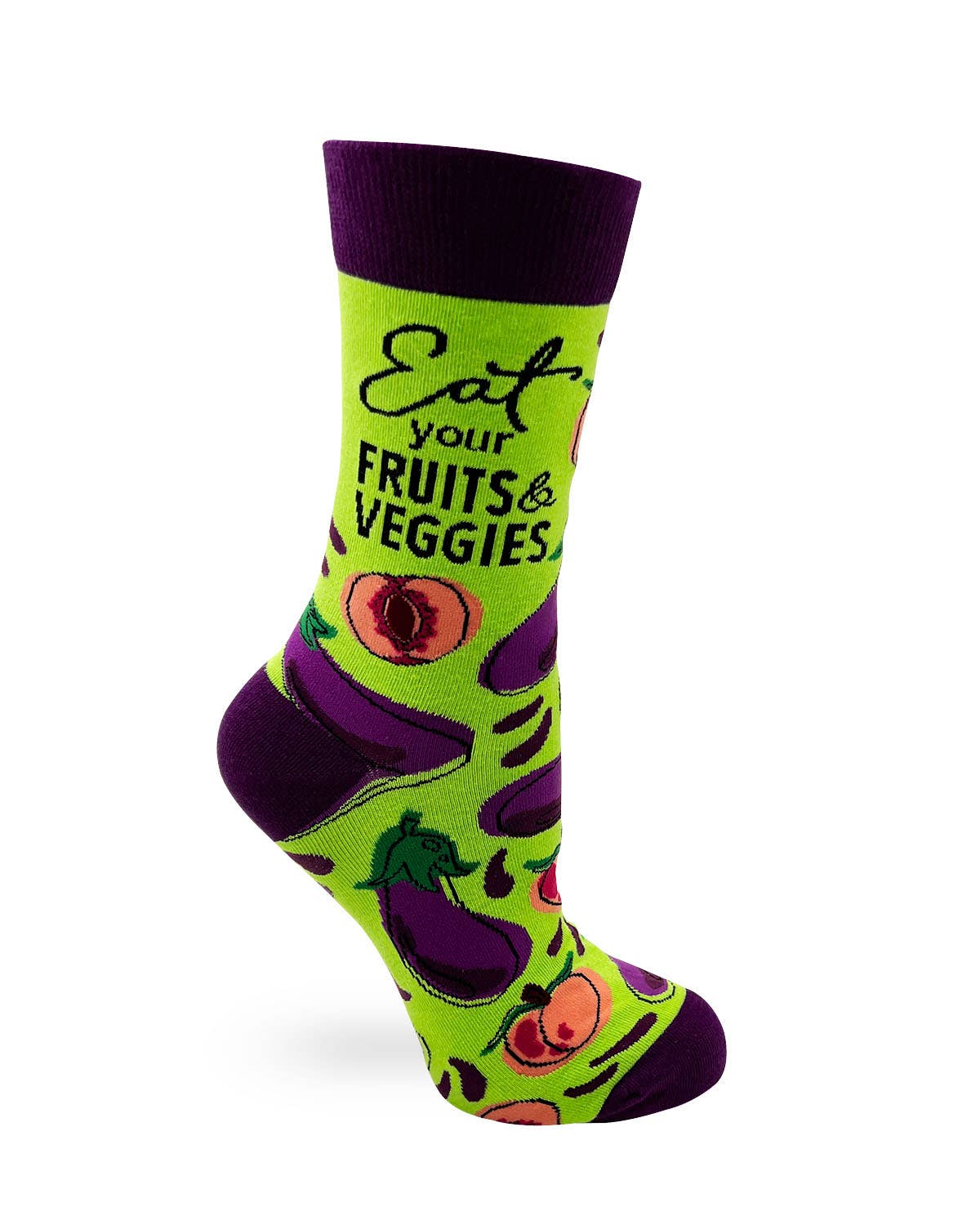 Eat Your Fruits and Veggies Ladies' Socks
