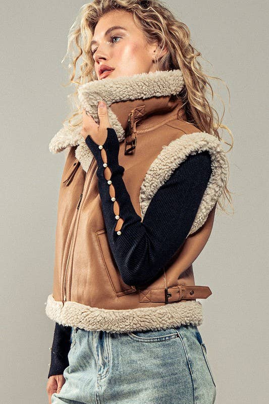 Sherpa Lined Vest