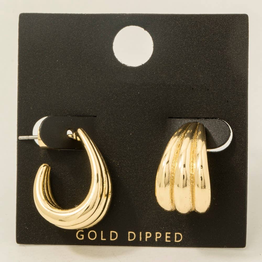 Teardrop Hoop Earrings