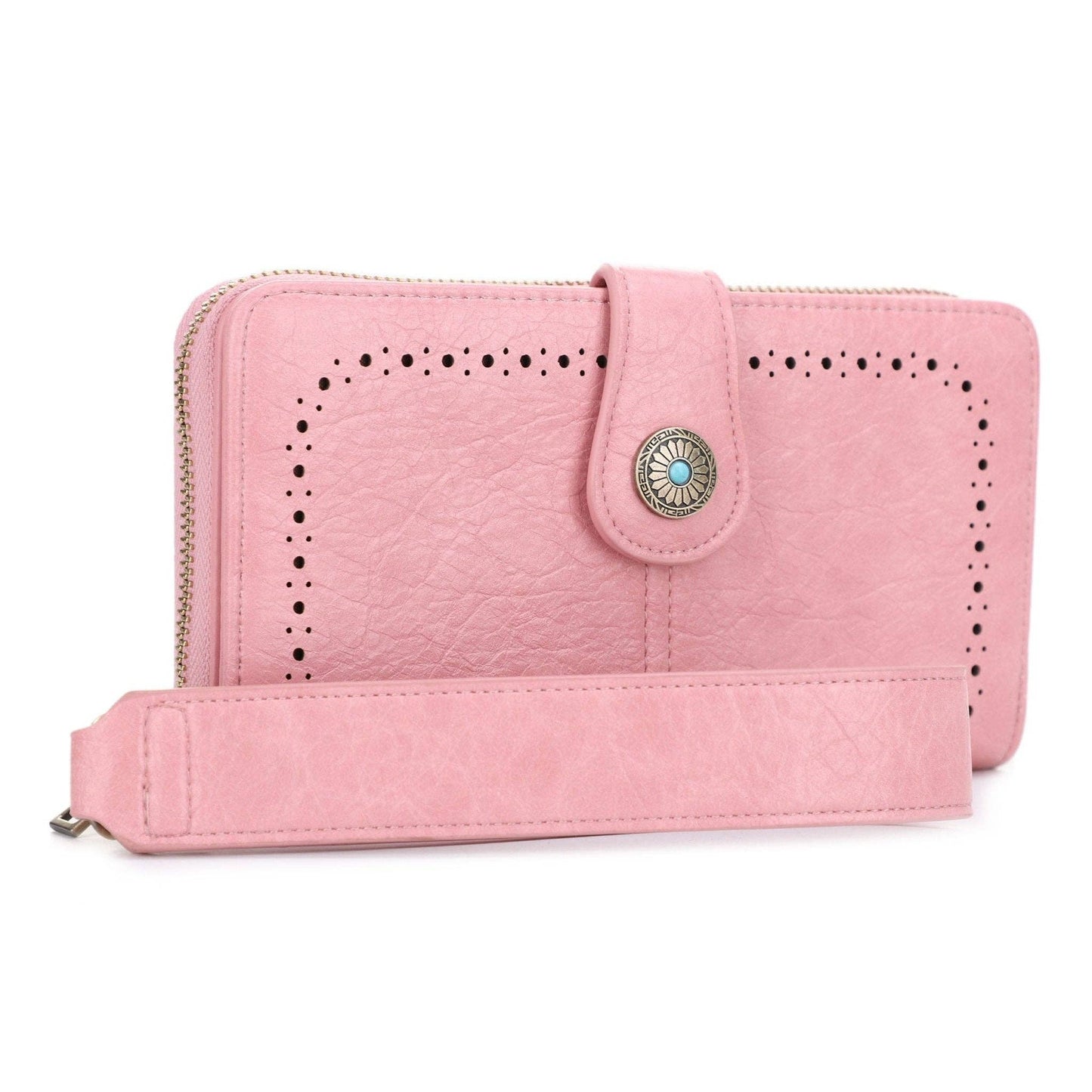 Wallet W/Wristlet Strap