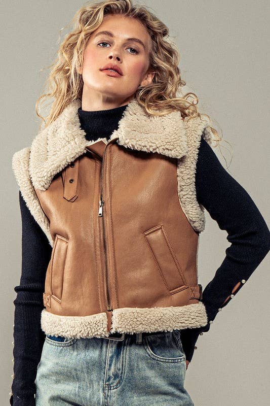 Sherpa Lined Vest