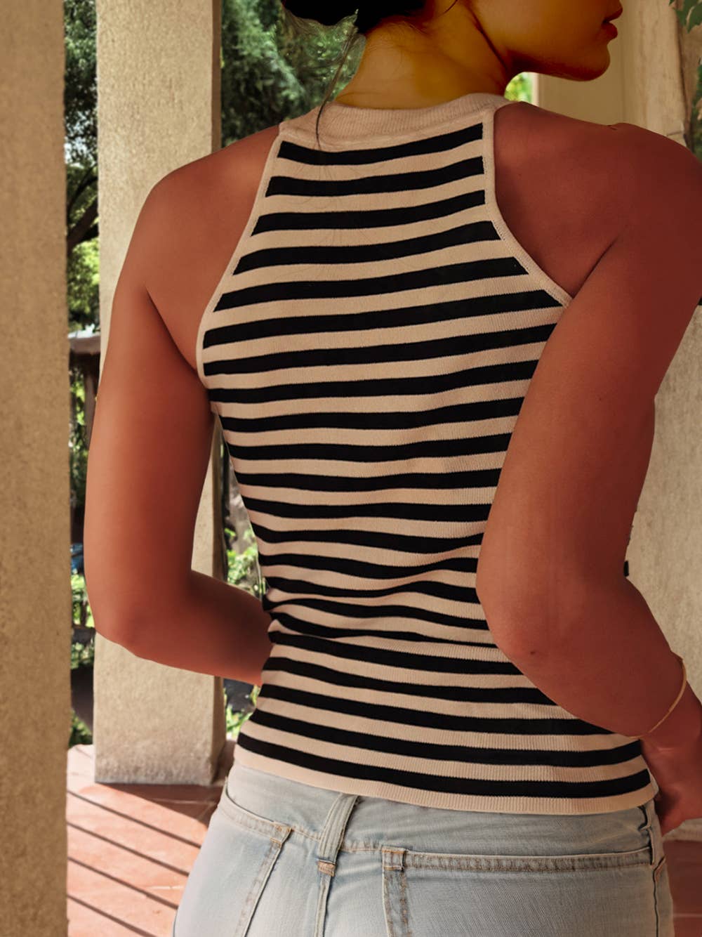 Striped Sweater Vest