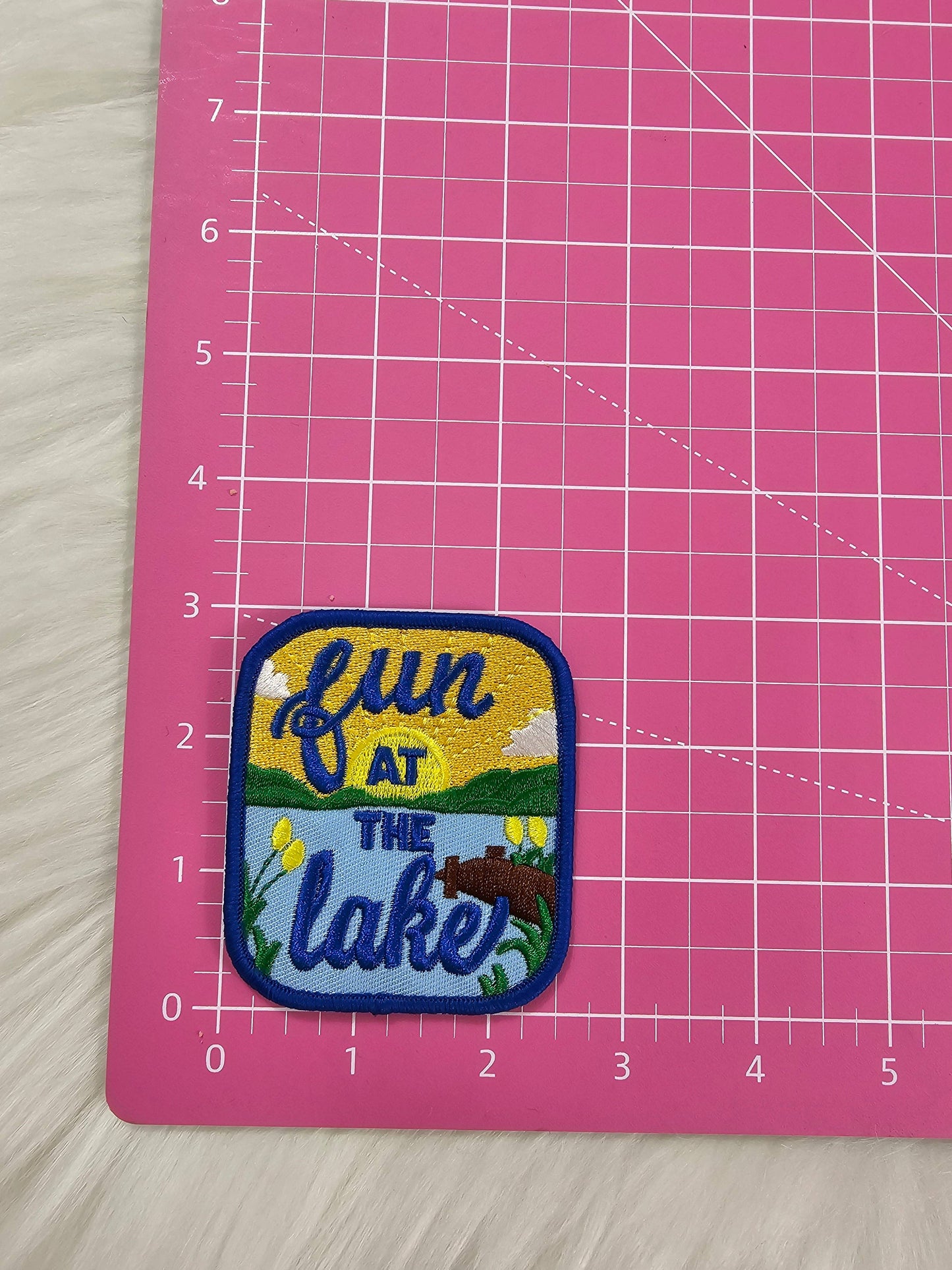 Fun at the Lake Embroidery Patch