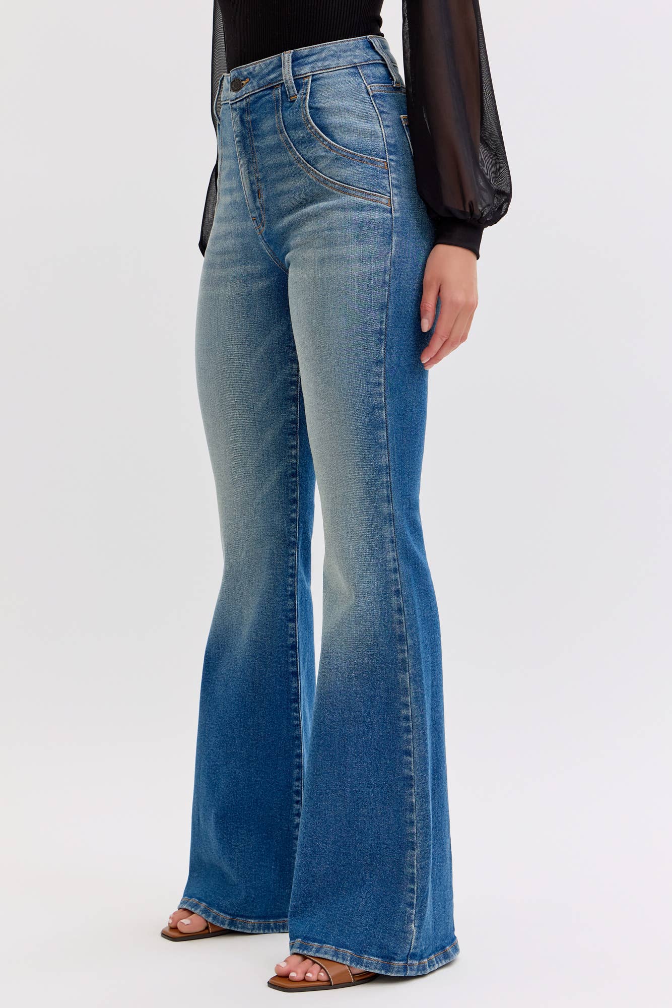 High Rise Wide Leg Jeans
