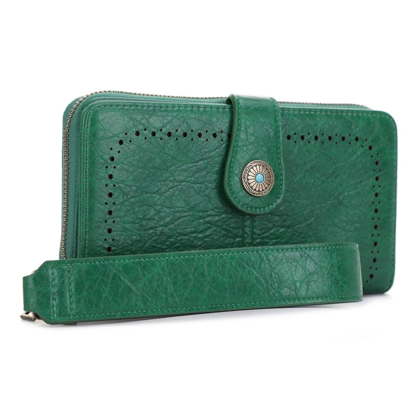 Wallet W/Wristlet Strap