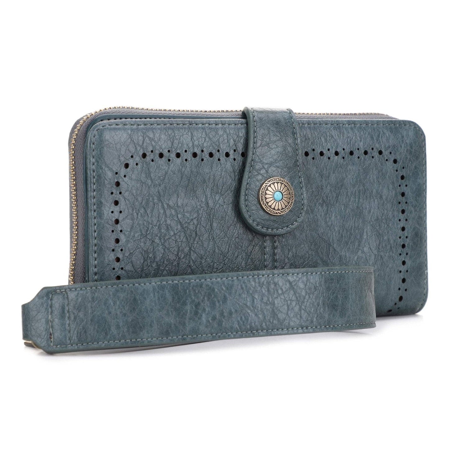 Wallet W/Wristlet Strap