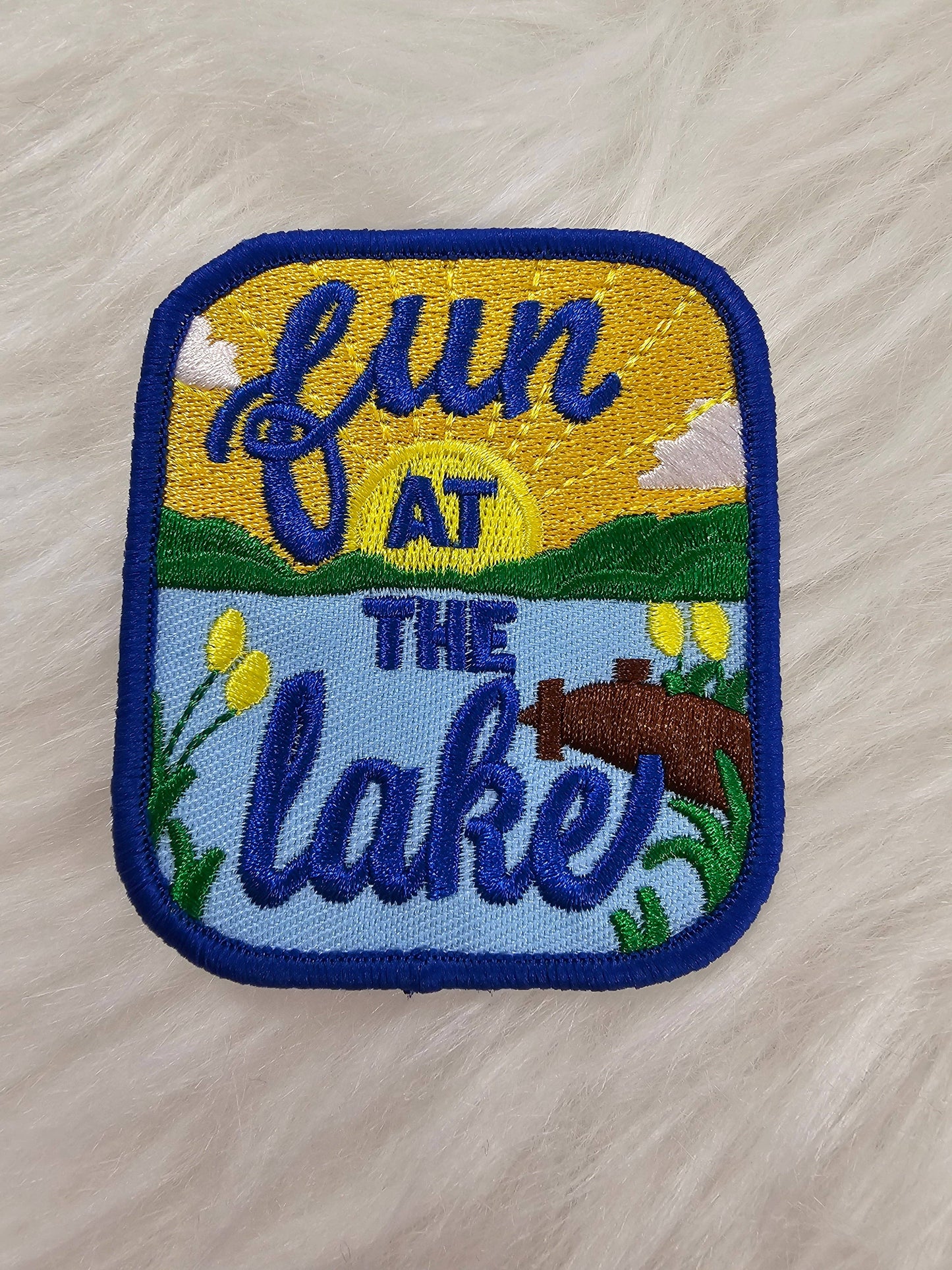 Fun at the Lake Embroidery Patch