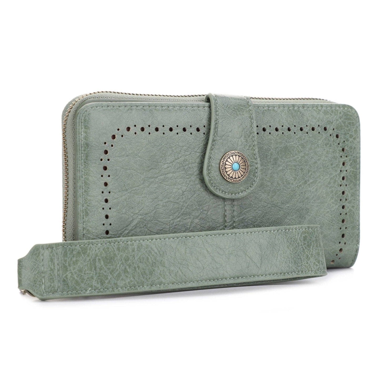 Wallet W/Wristlet Strap