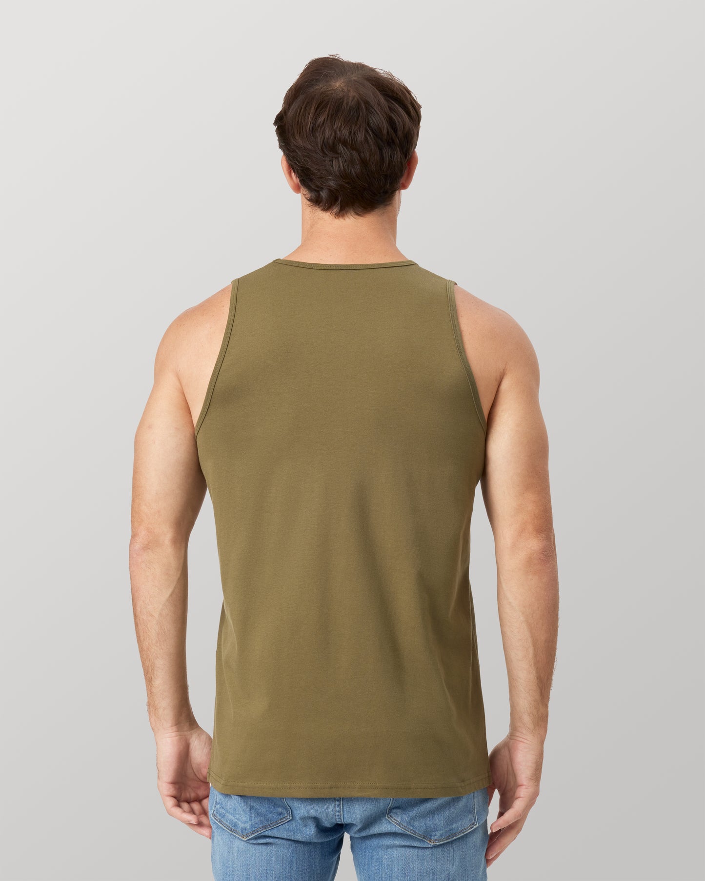 Men's Tank Top, Army Green