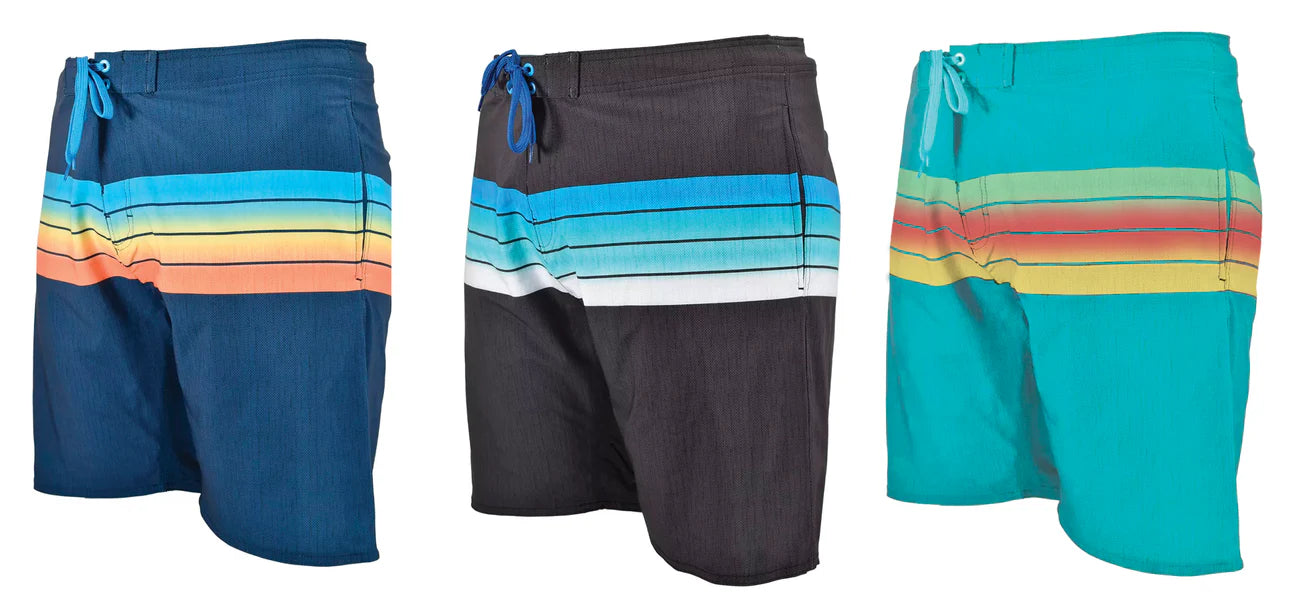 Men's Striped Board Short