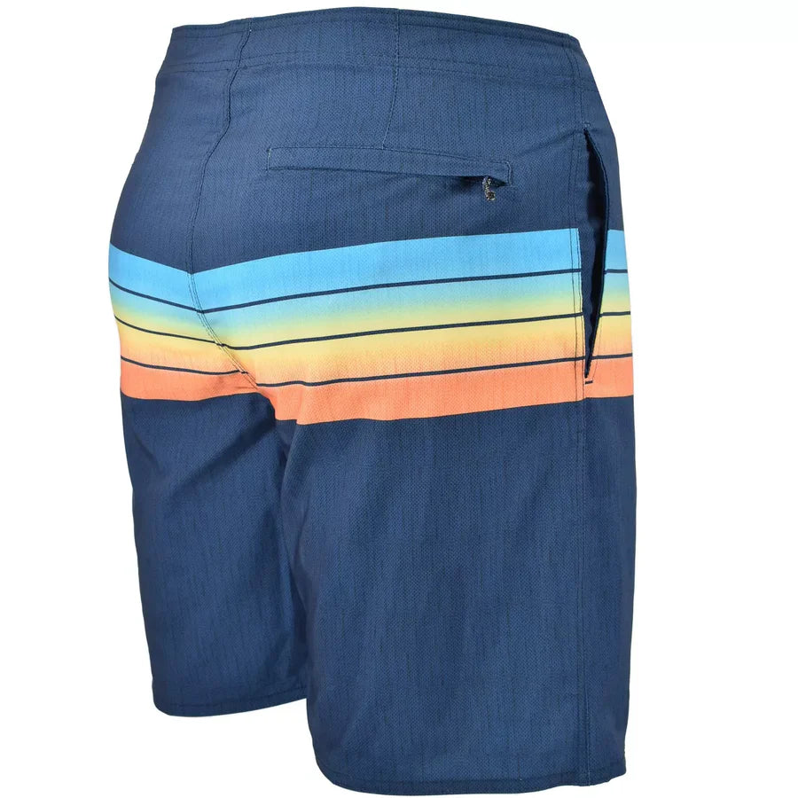 Men's Striped Board Short