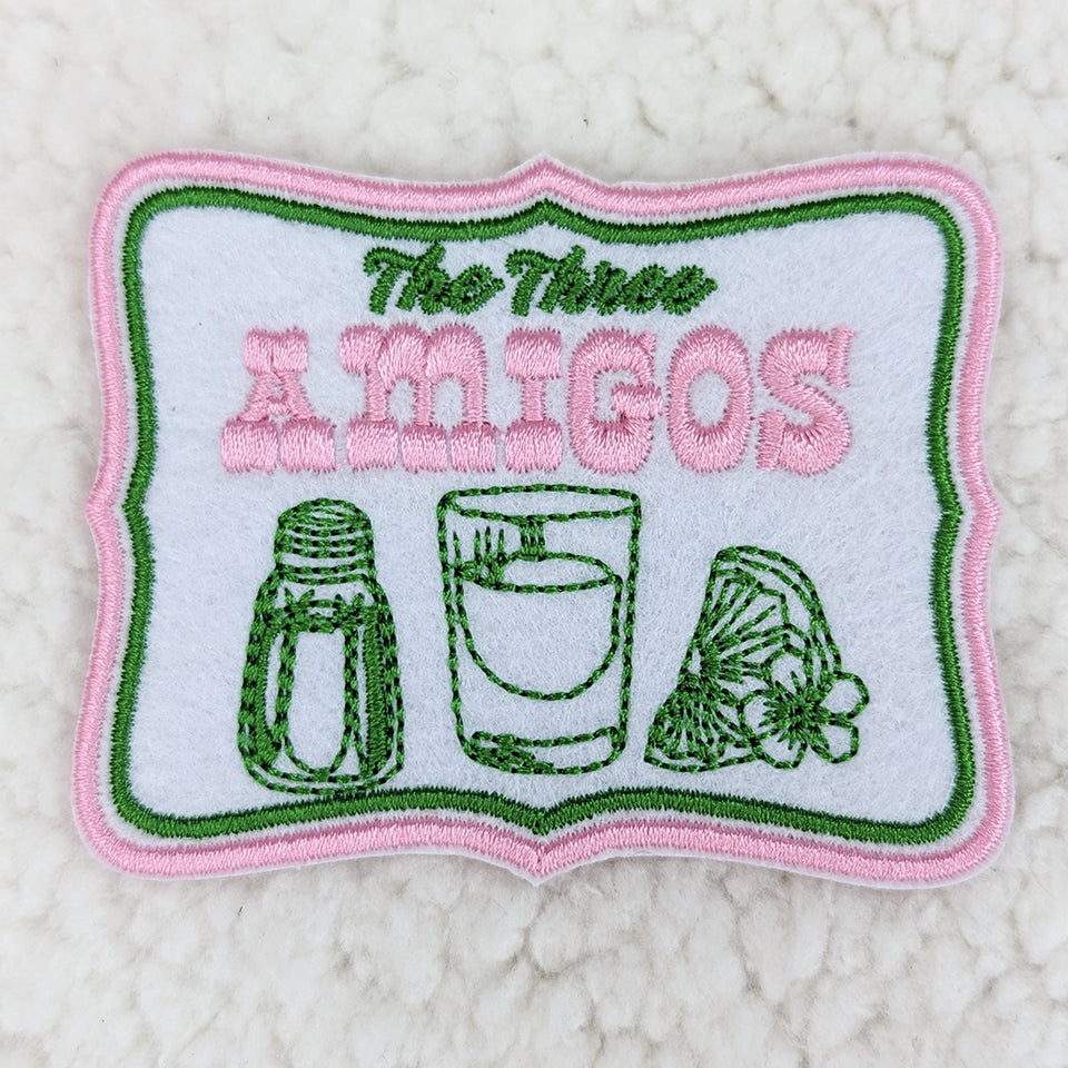 The Three Amigos Embroidered Patch