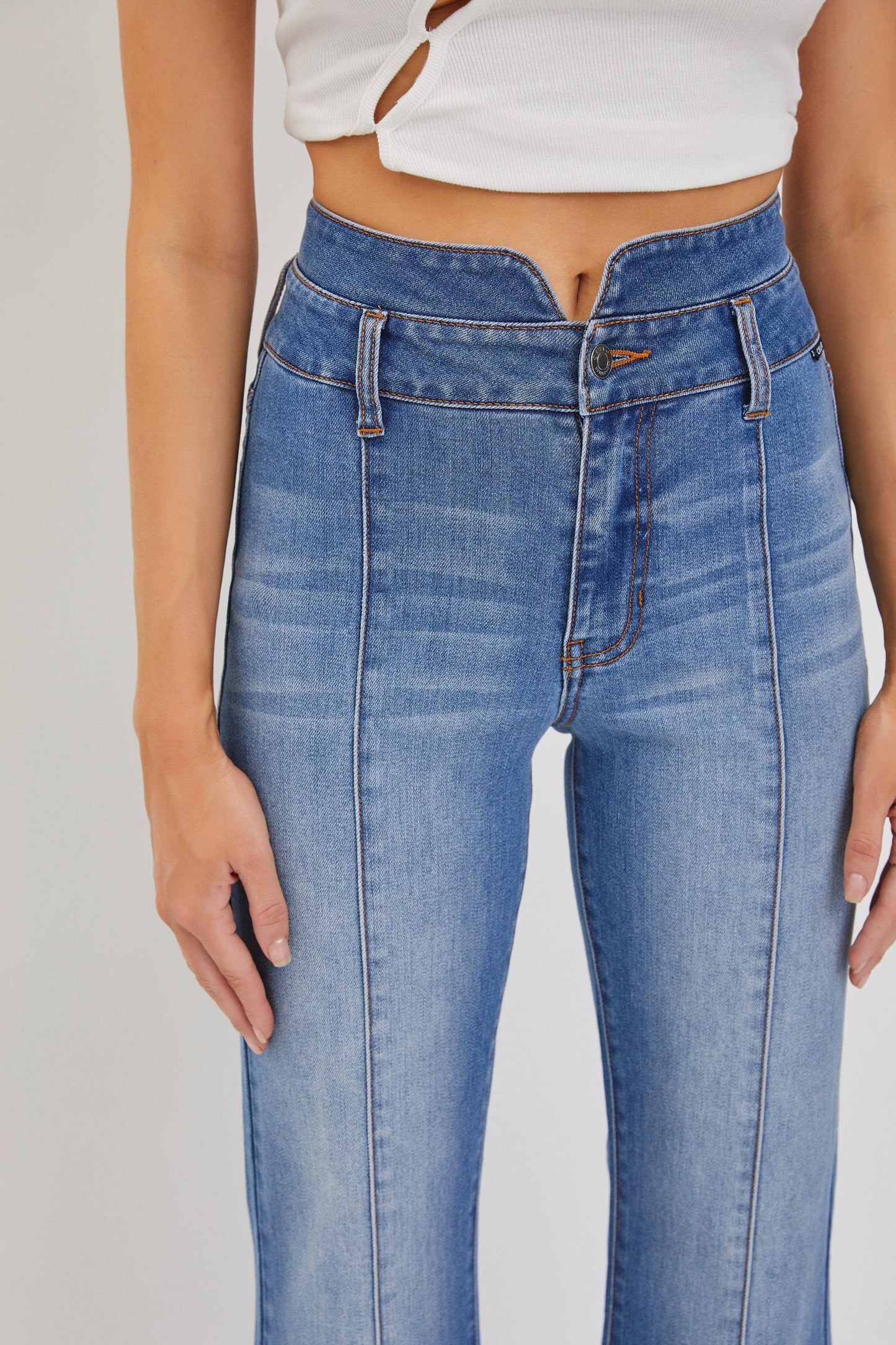 High Rise Double Waistband