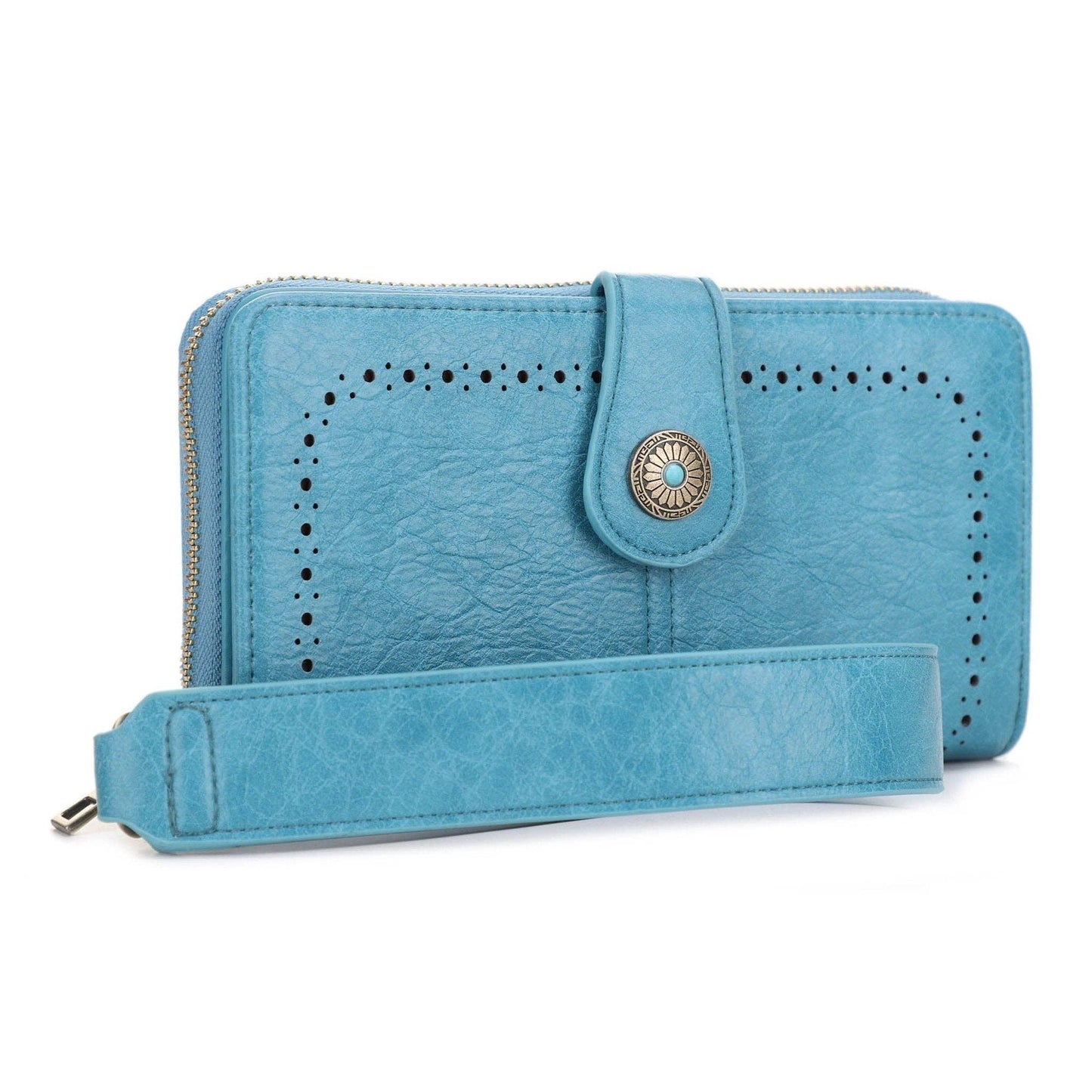 Wallet W/Wristlet Strap