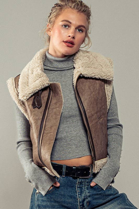 Sherpa Lined Vest