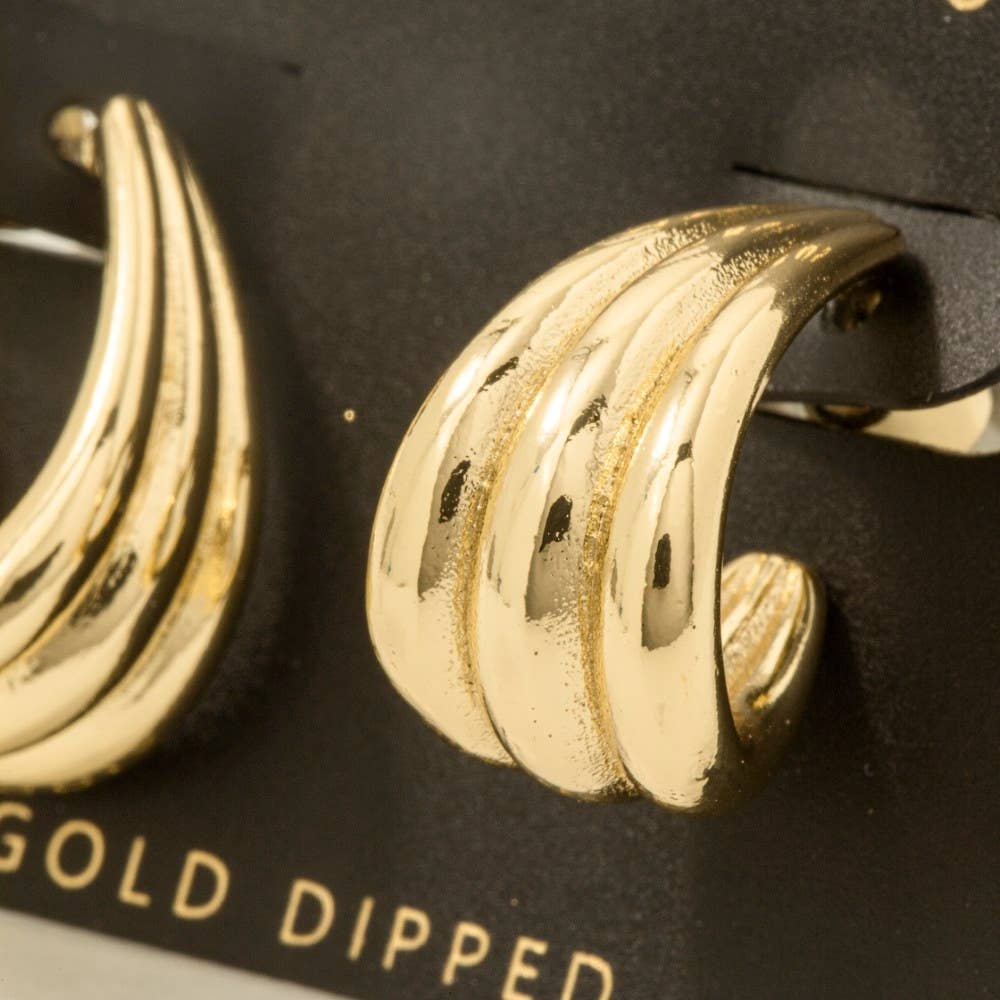 Teardrop Hoop Earrings