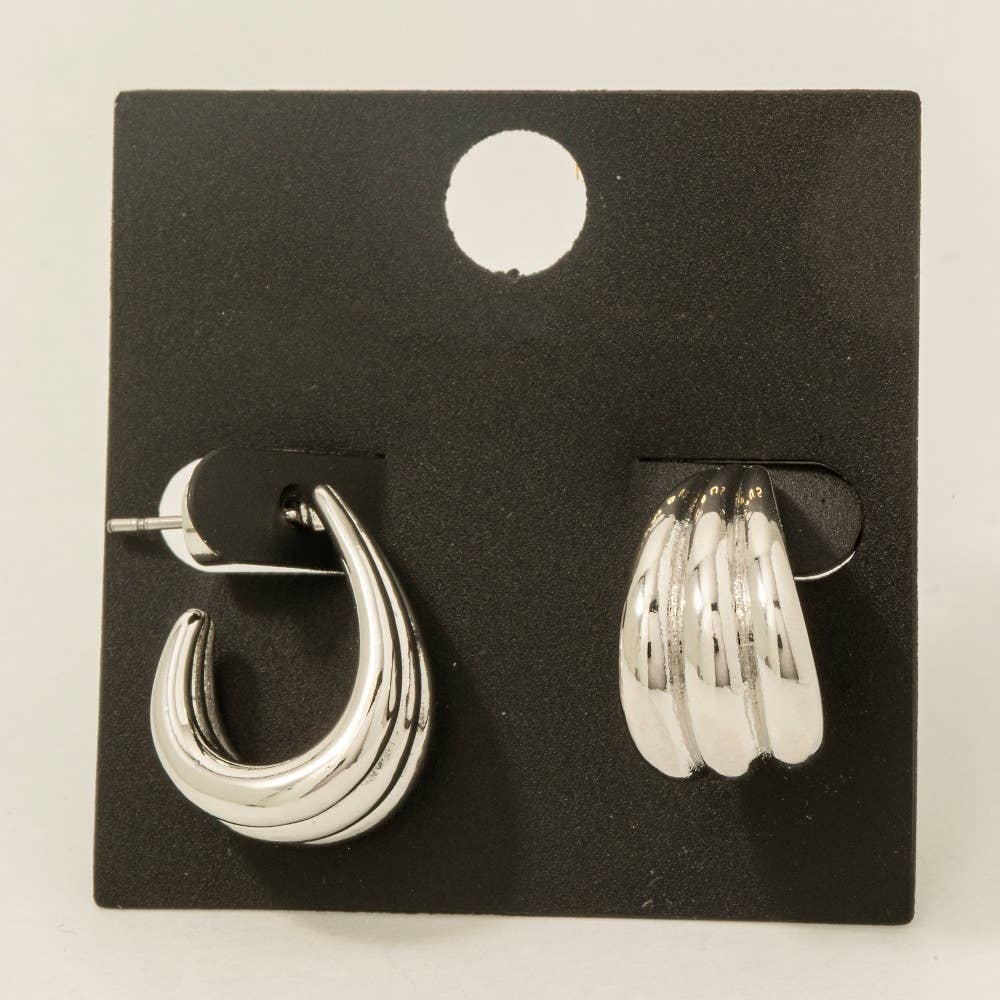 Teardrop Hoop Earrings