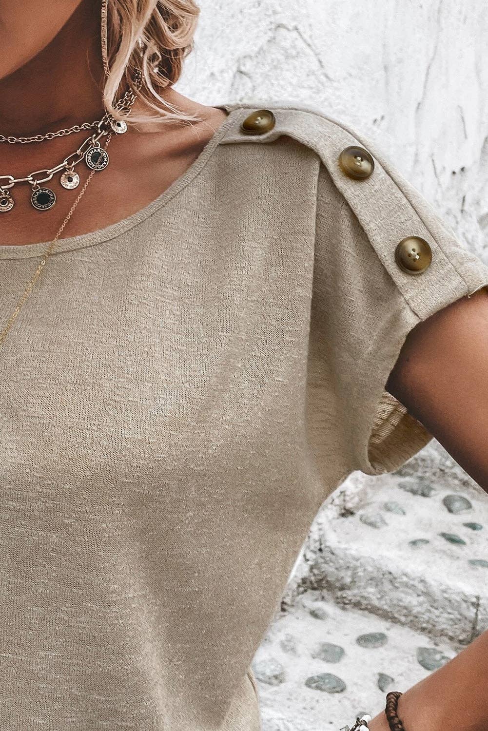 Button Casual Top