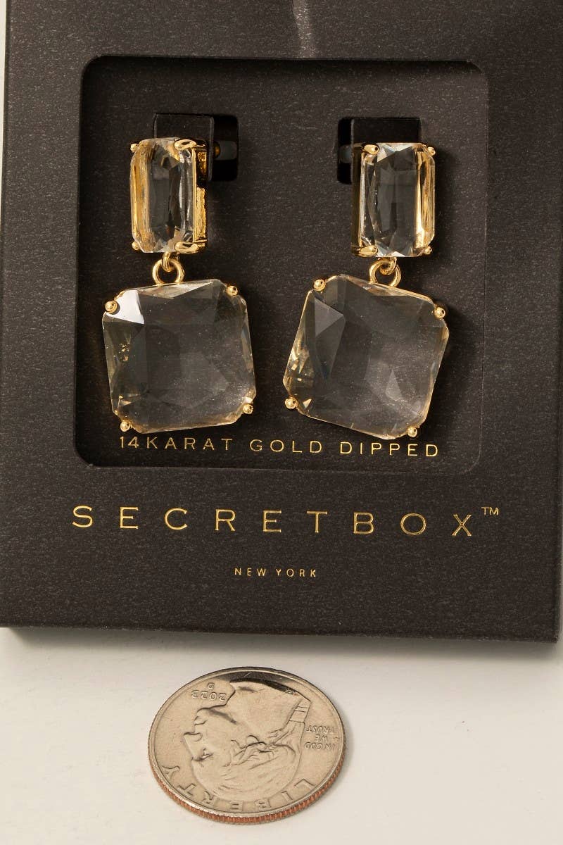 Gem Dangle Earrings