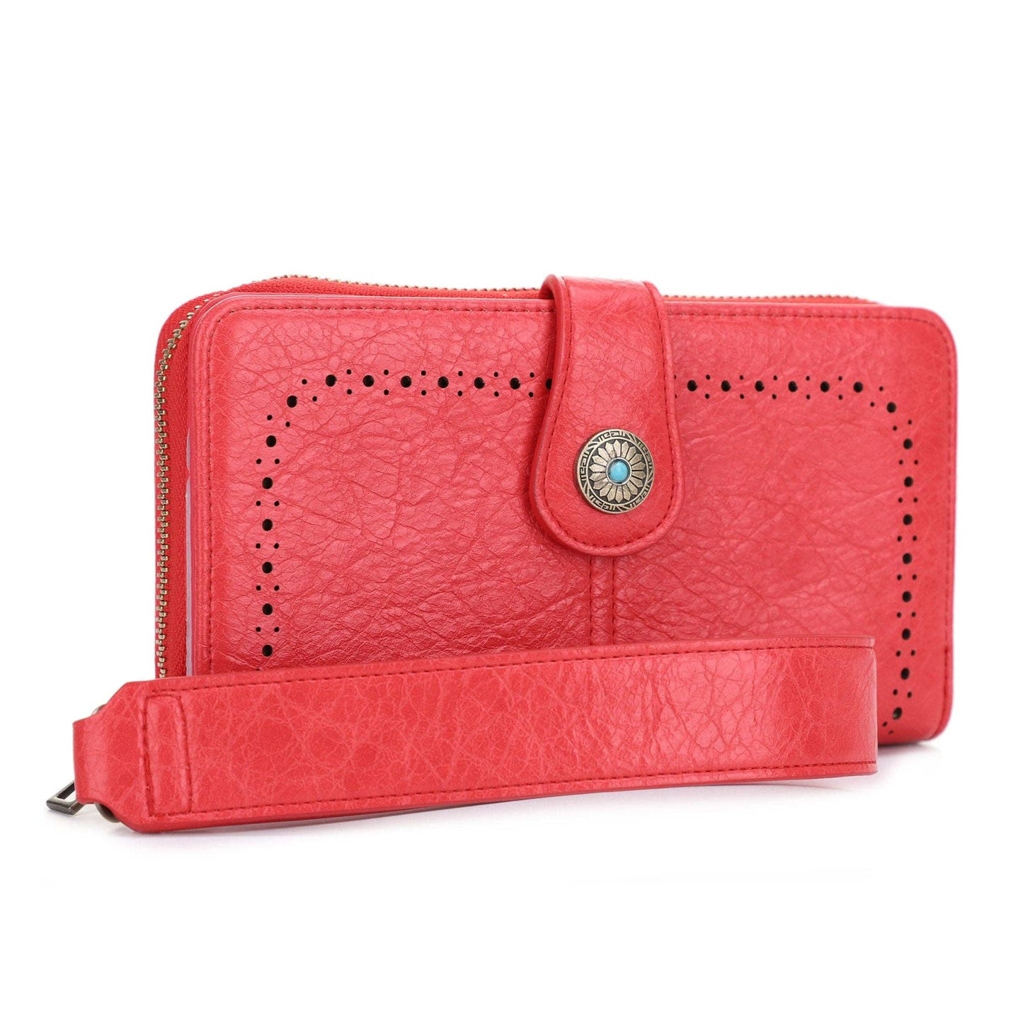 Wallet W/Wristlet Strap