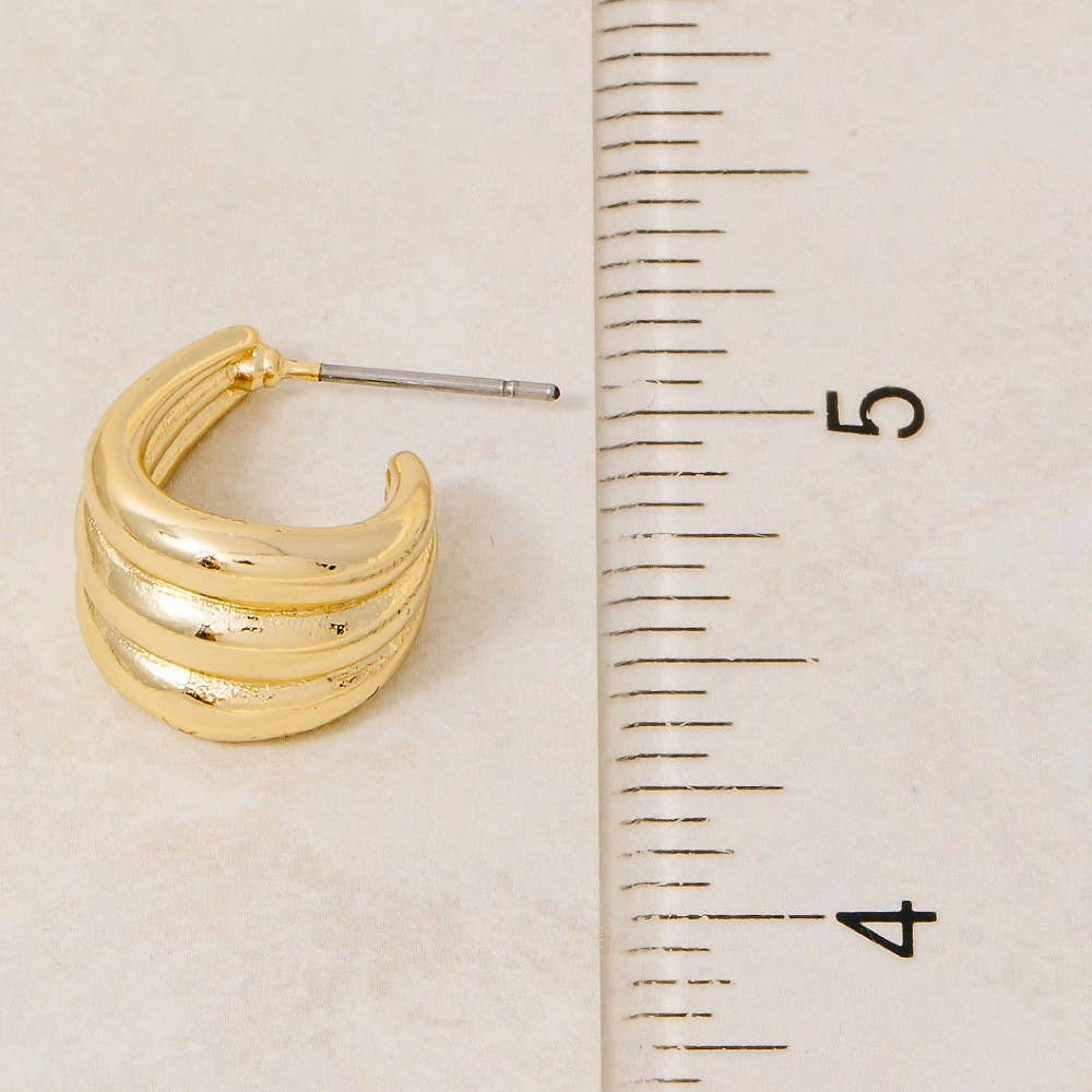 Teardrop Hoop Earrings