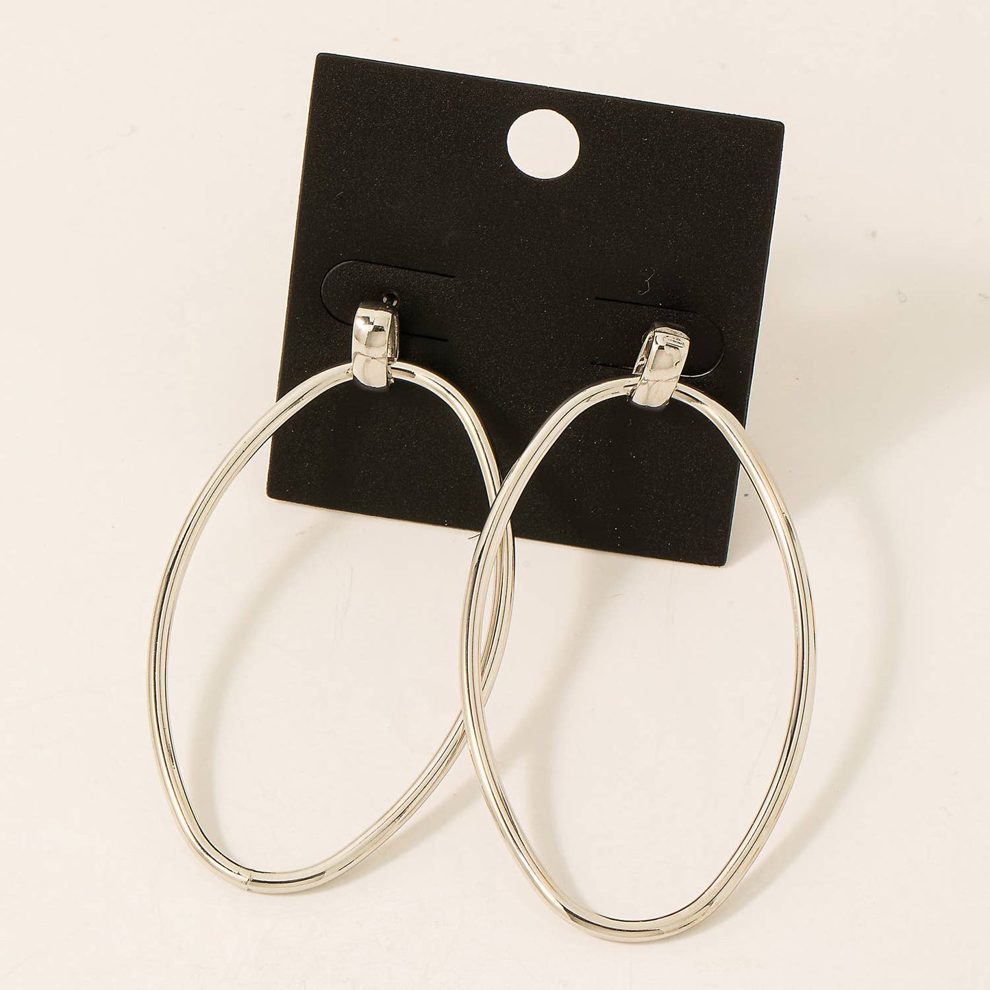 Oval Cutout Earrings