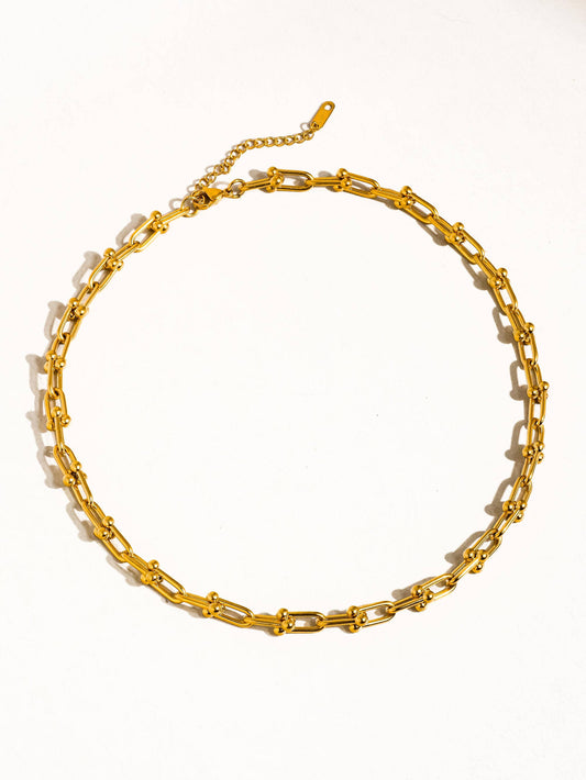 18K Gold Non-Tarnish Bold Chain Necklace