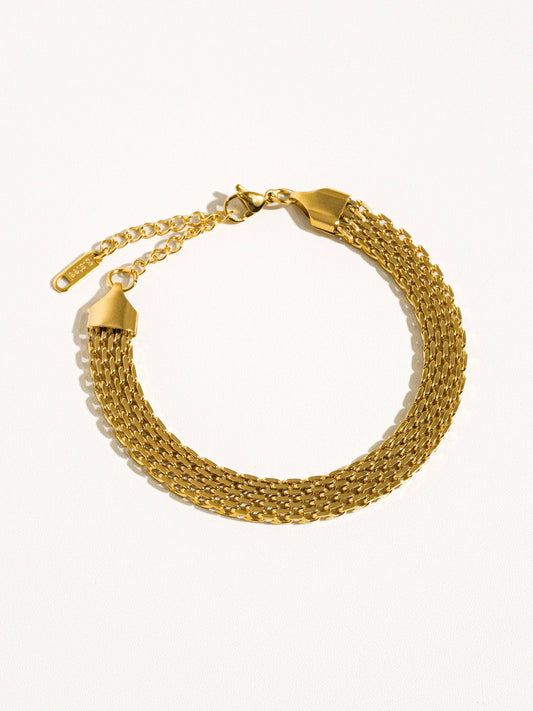 18K Gold Non-Tarnish Bold Chain Bracelet