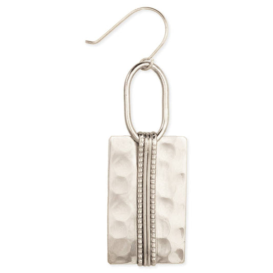 Silver Bar Earrings