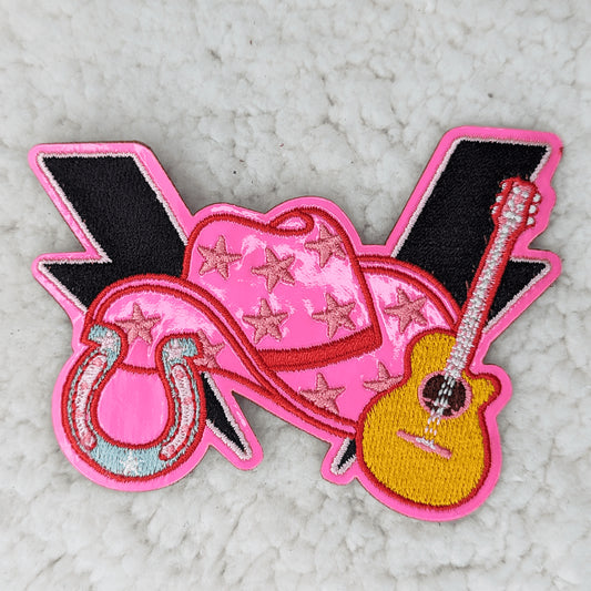 Country Western Embroidered Patch