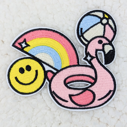 Summer Fun Embroidered Patch