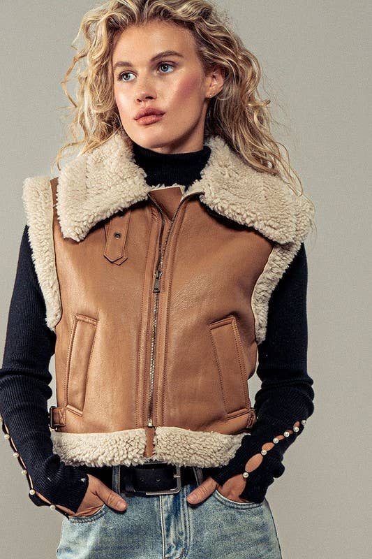 Sherpa Lined Vest