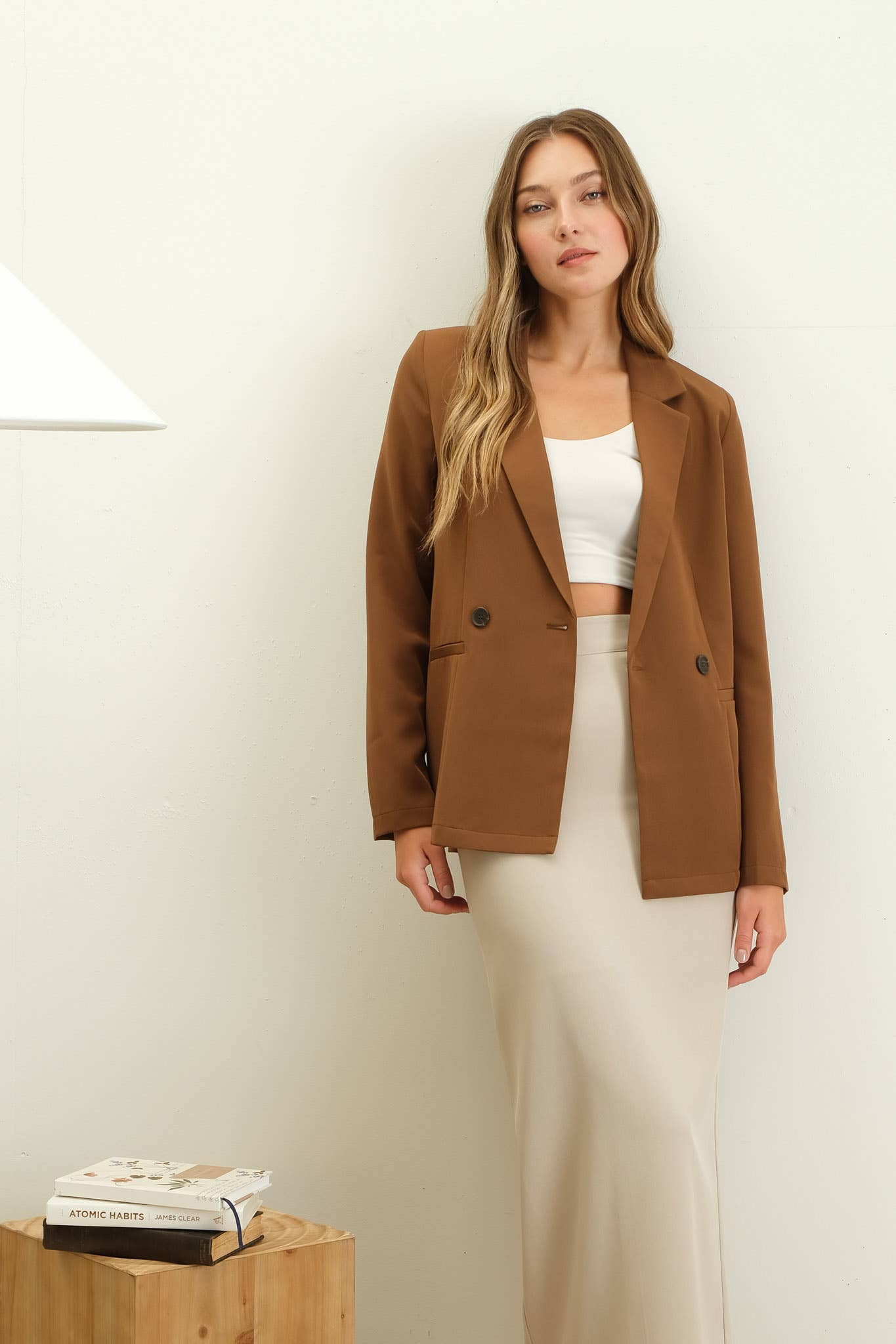 DOUBLE BREASTED BLAZER