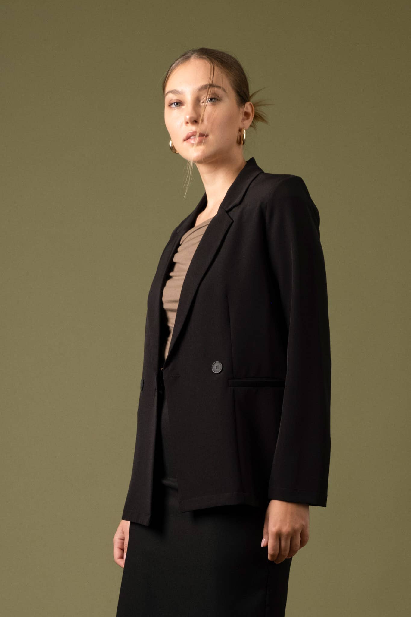 DOUBLE BREASTED BLAZER