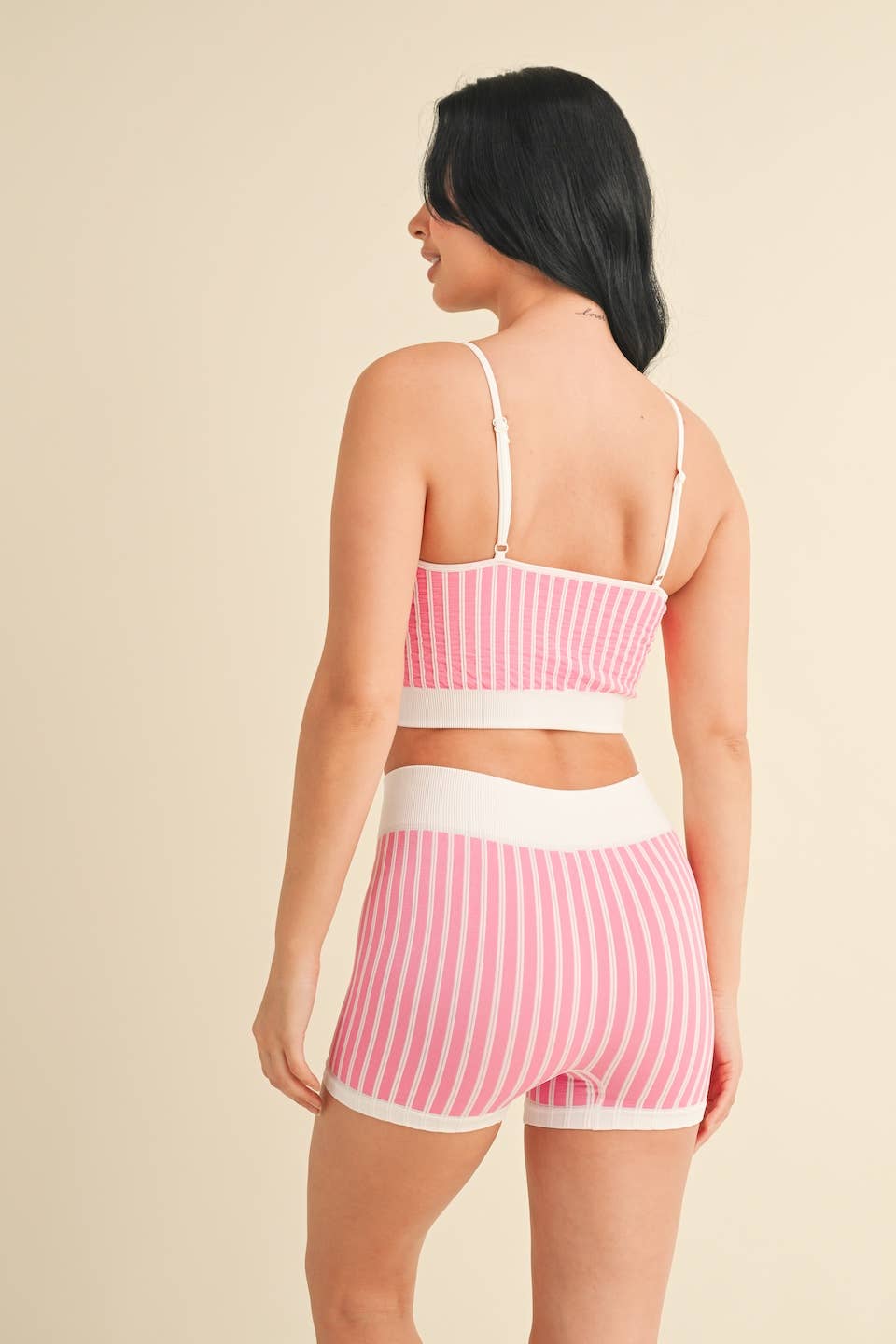 Striped Cami Short Set