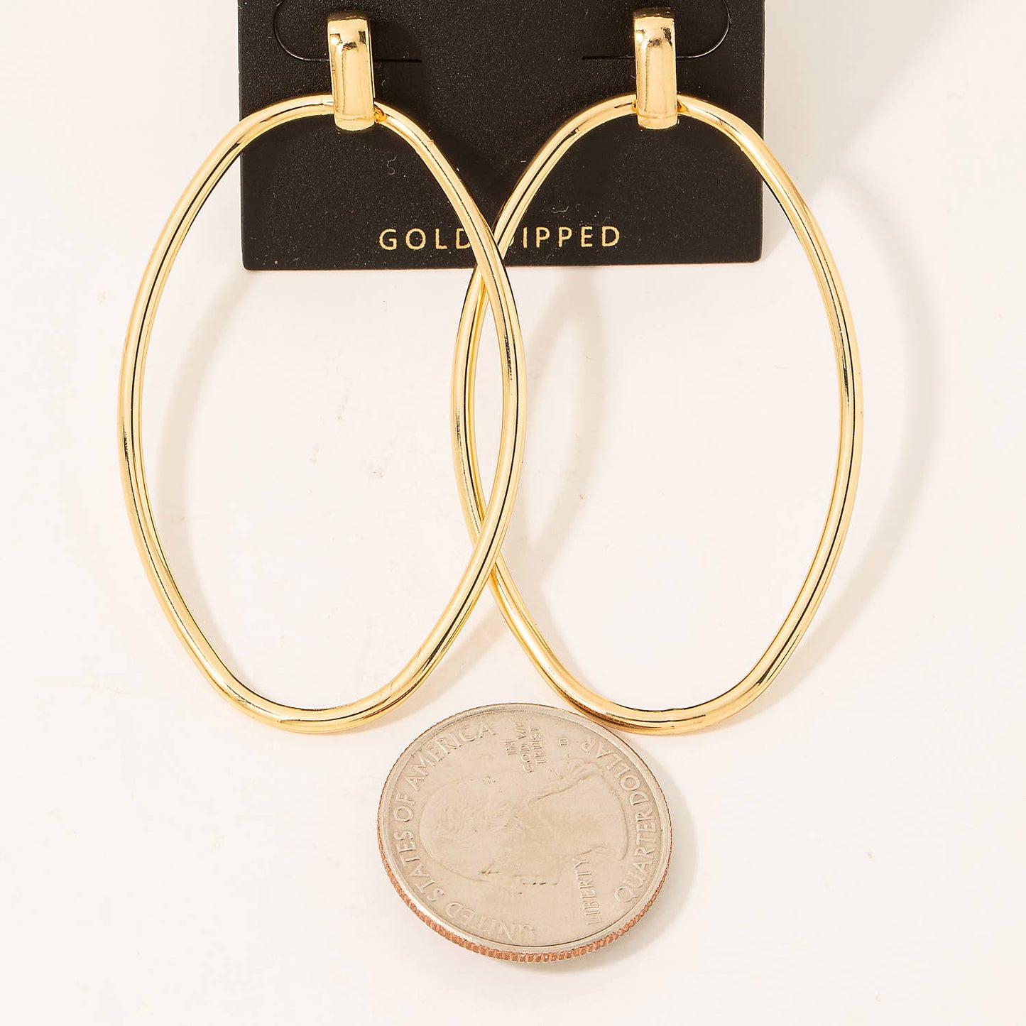Oval Cutout Earrings