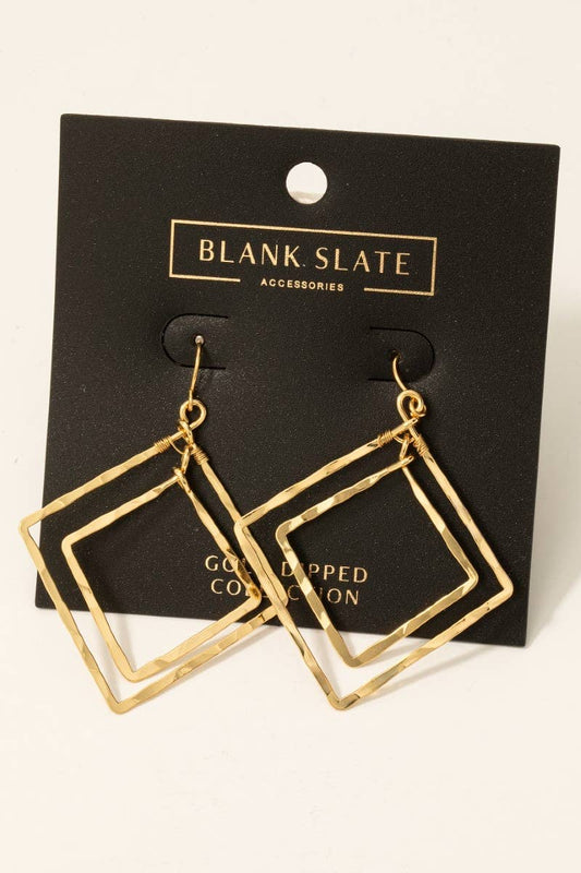 Square Dangle Earrings