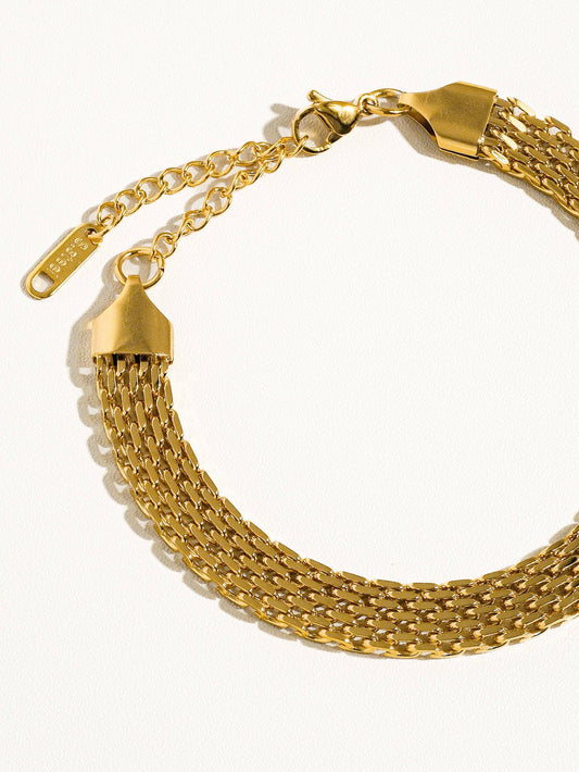 18K Gold Non-Tarnish Bold Chain Bracelet