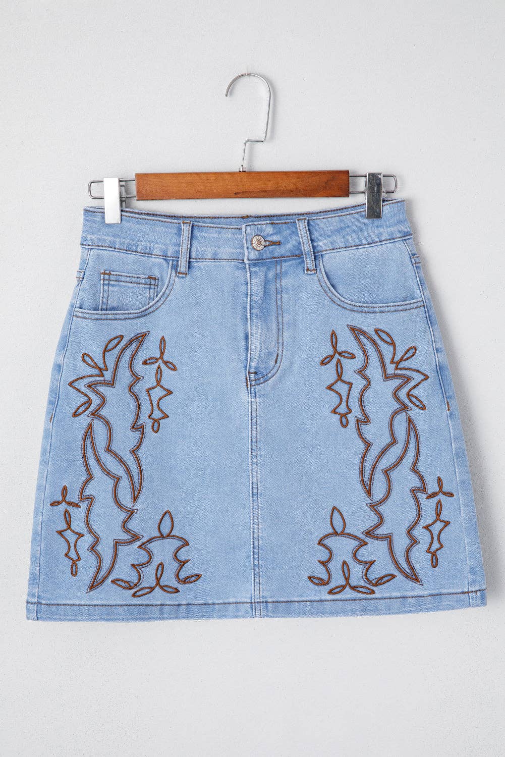 Denim Mini Skirt