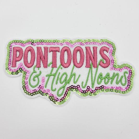 Pontoons & High Noons Embroidered Patch