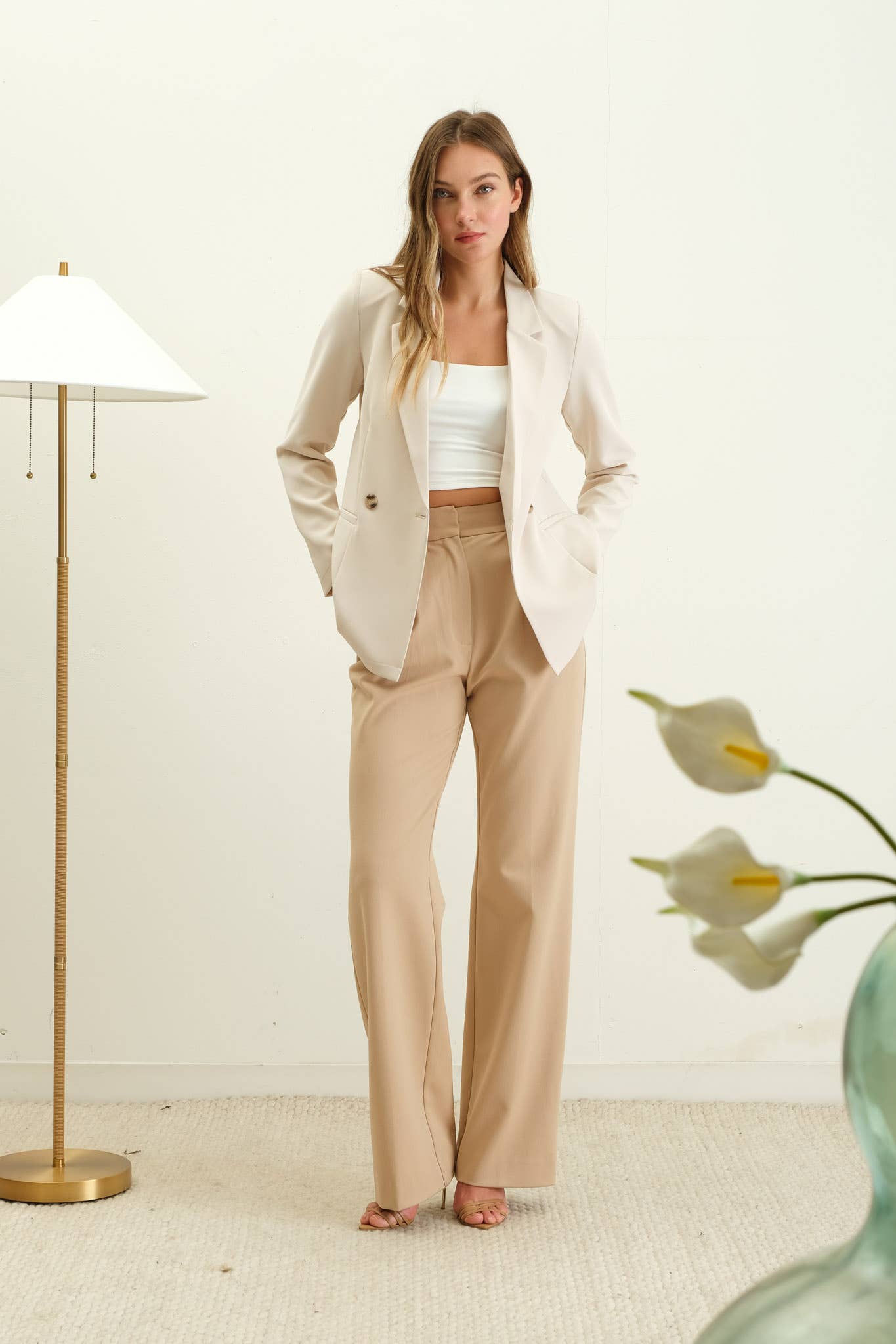 DOUBLE BREASTED BLAZER